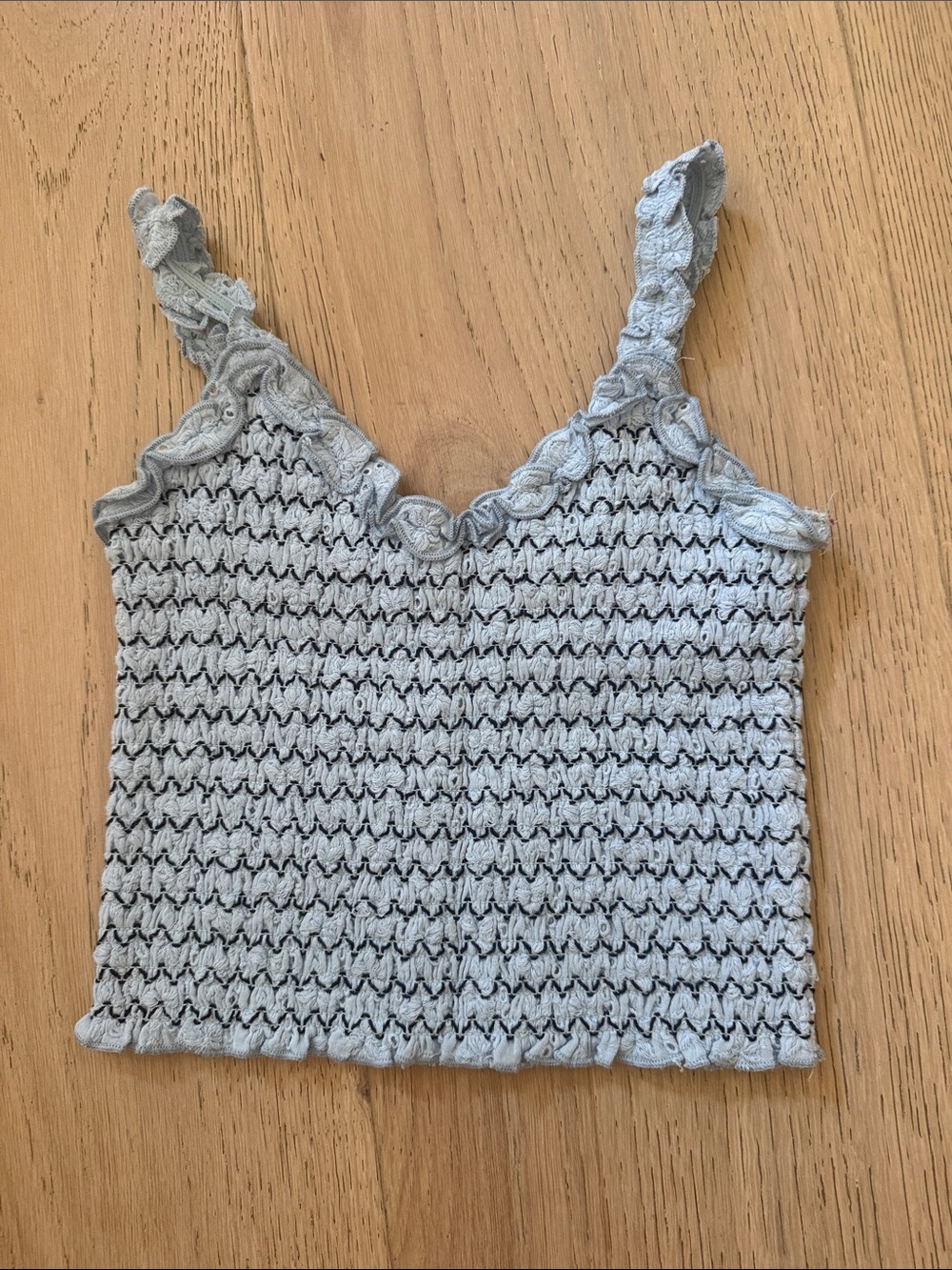 KATIE J NYC Smocked Knit Cami Top